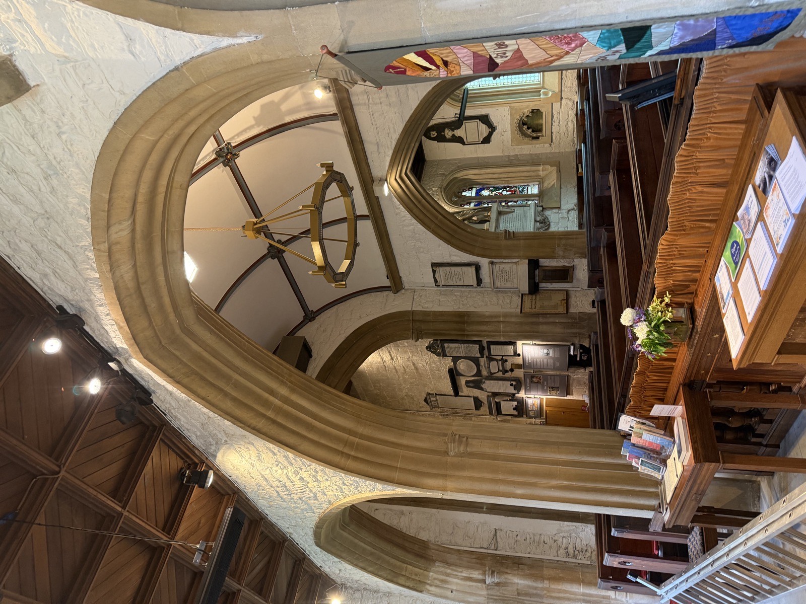 Lighting upgrades inside St Nicholas Church Bathampton