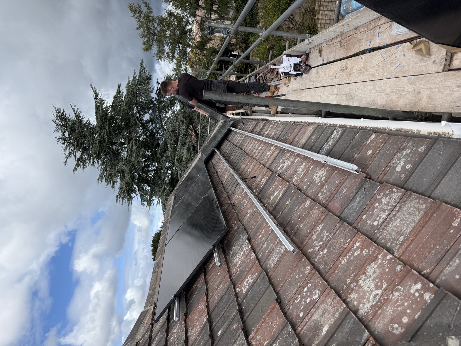 Solax solar battery installation Combe Down Bath