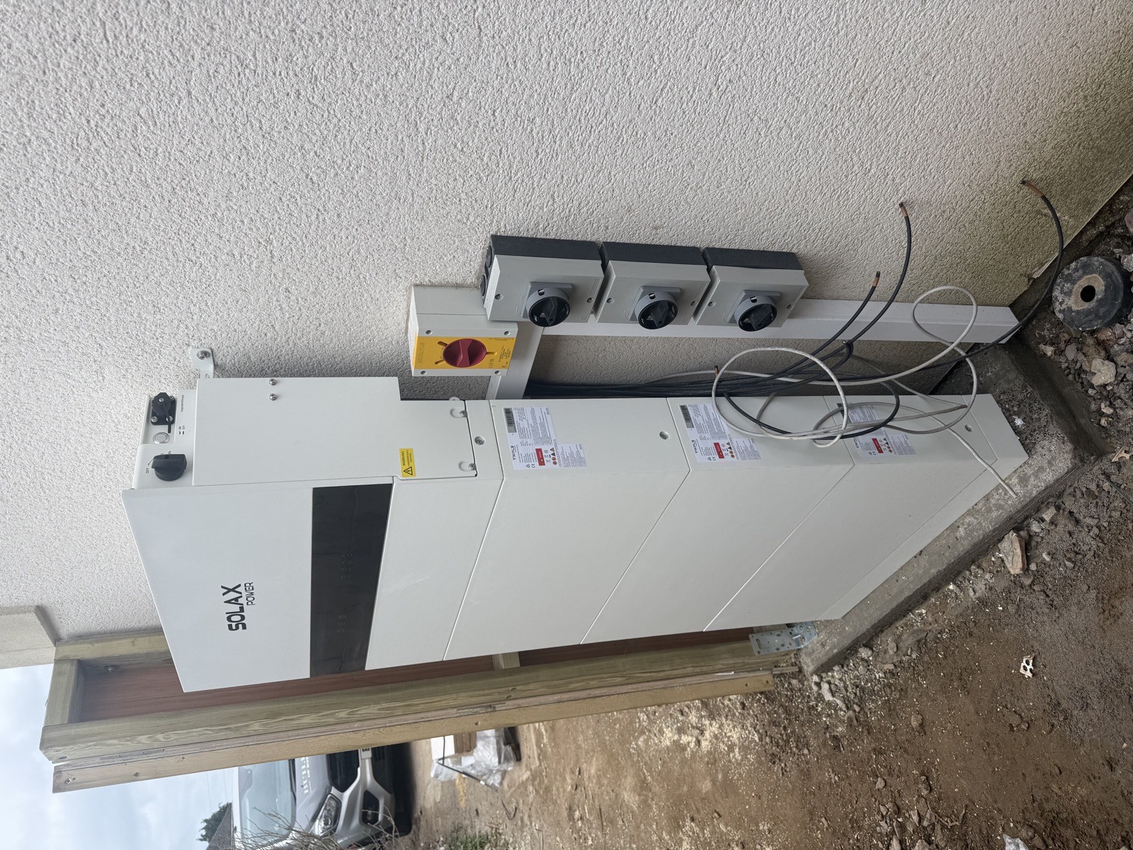 Completed Solax solar and battery project