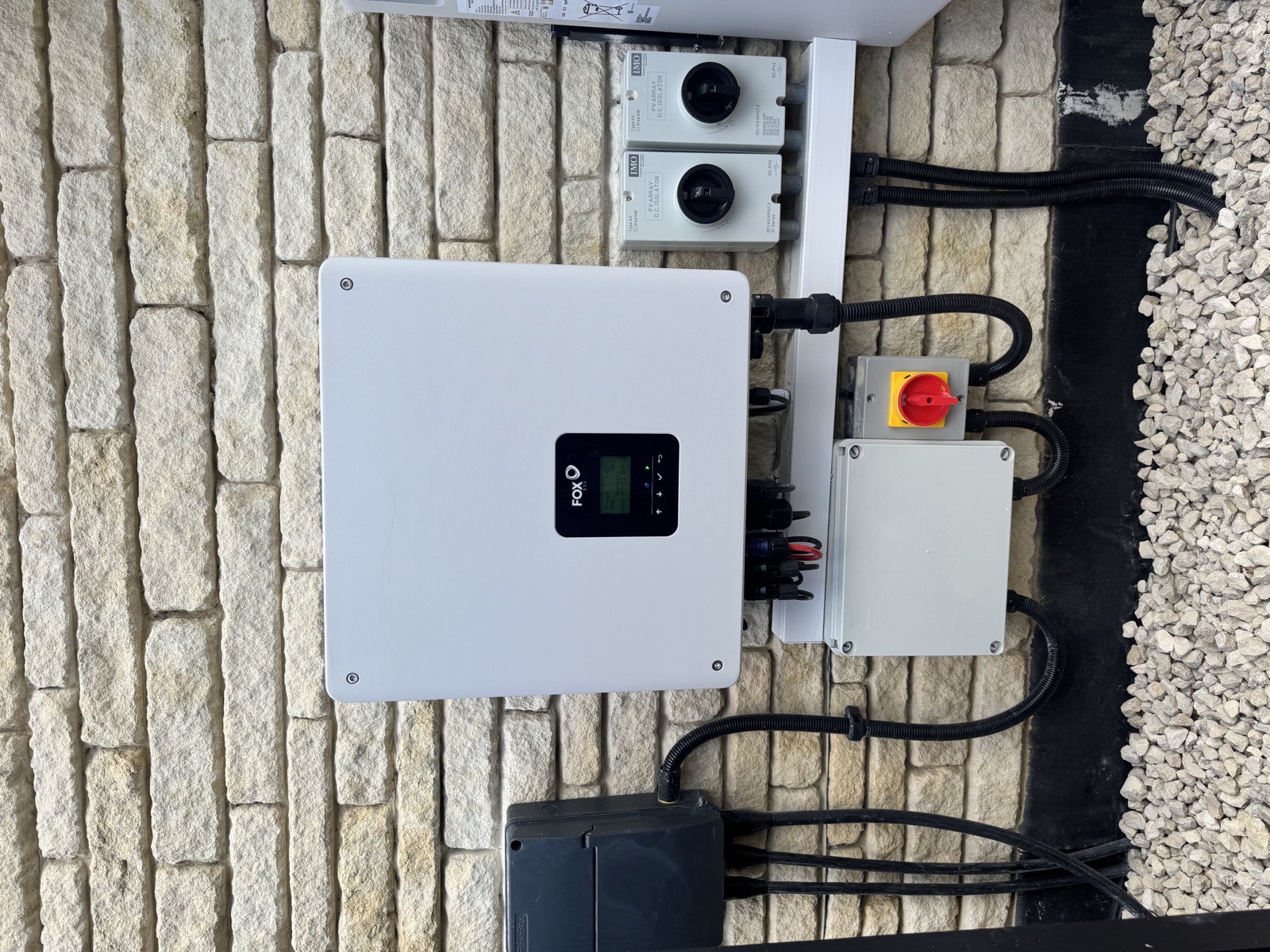 Fox ESS solar installation Hidden House Twerton