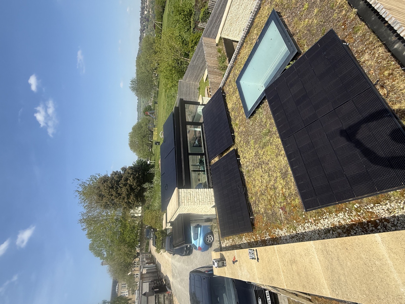 Hidden House renewable energy installation