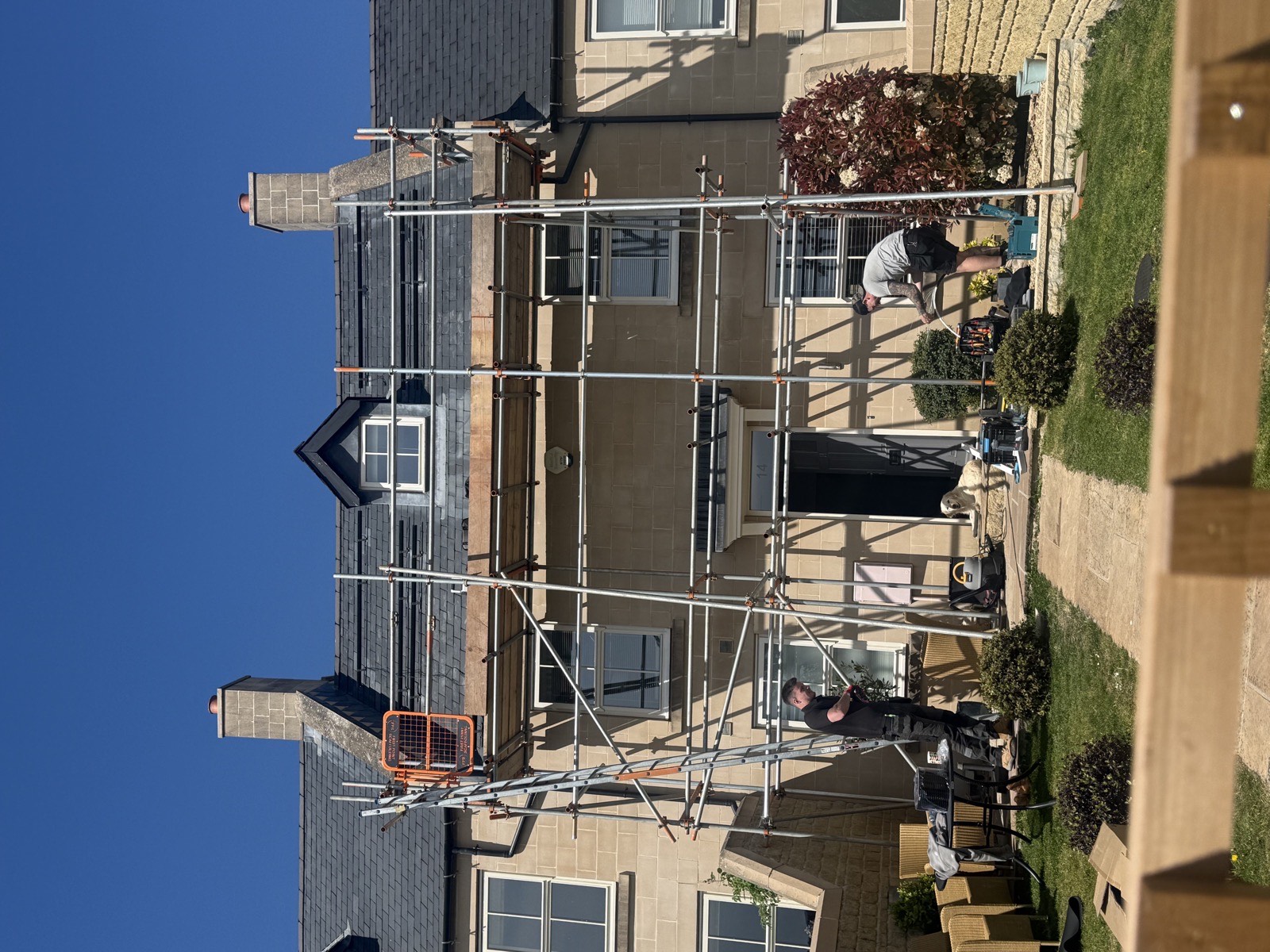 Solar panels on both roof elevations Larkhall Bath